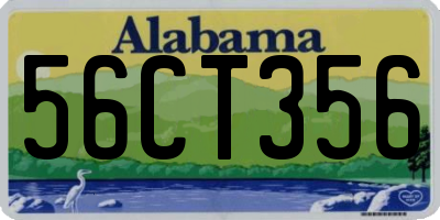 AL license plate 56CT356