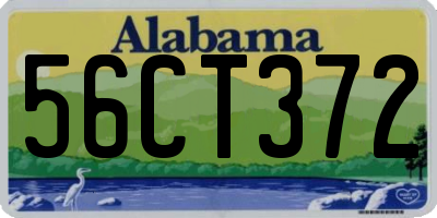 AL license plate 56CT372