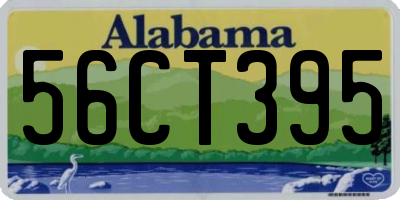 AL license plate 56CT395