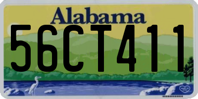 AL license plate 56CT411