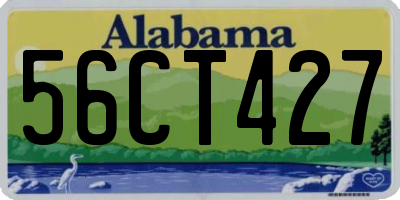 AL license plate 56CT427