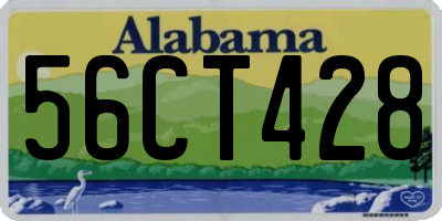 AL license plate 56CT428