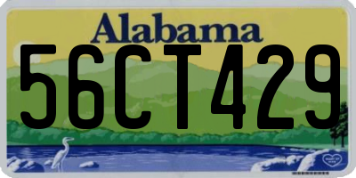 AL license plate 56CT429