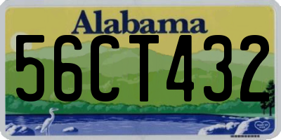 AL license plate 56CT432