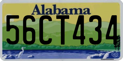 AL license plate 56CT434