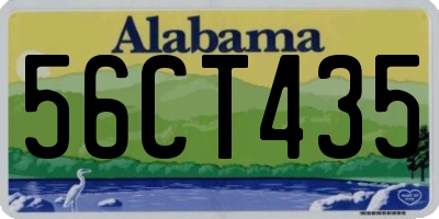 AL license plate 56CT435