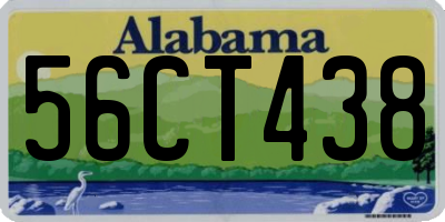 AL license plate 56CT438