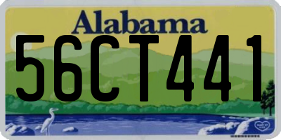 AL license plate 56CT441