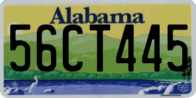 AL license plate 56CT445