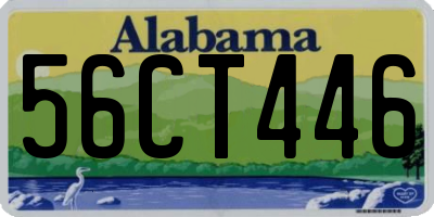 AL license plate 56CT446
