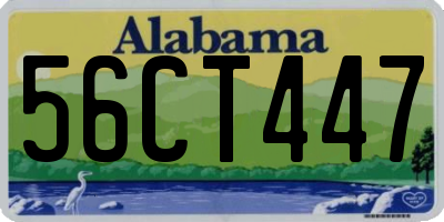 AL license plate 56CT447