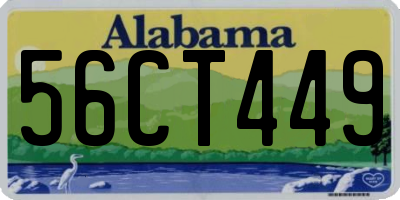 AL license plate 56CT449