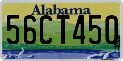 AL license plate 56CT450
