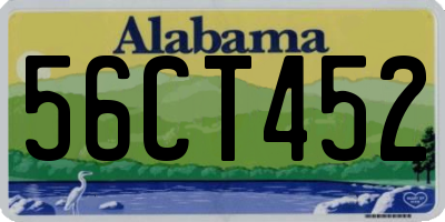 AL license plate 56CT452