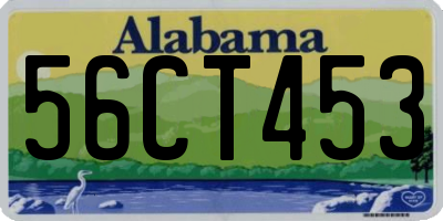 AL license plate 56CT453