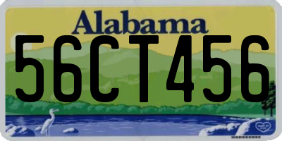 AL license plate 56CT456