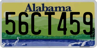 AL license plate 56CT459