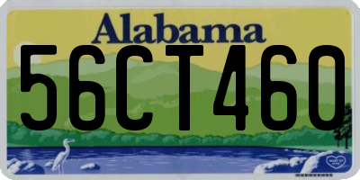 AL license plate 56CT460