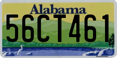 AL license plate 56CT461