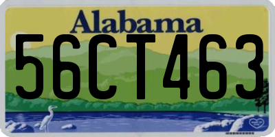 AL license plate 56CT463