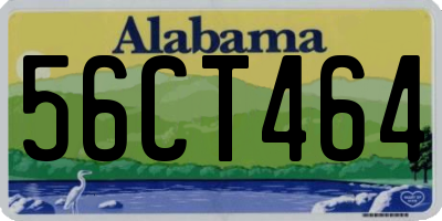 AL license plate 56CT464