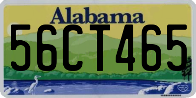 AL license plate 56CT465