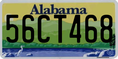 AL license plate 56CT468