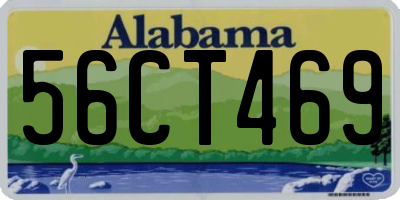 AL license plate 56CT469