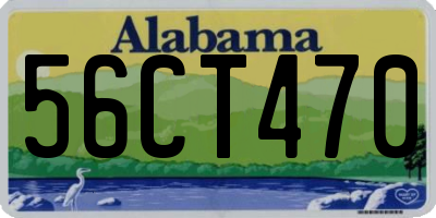 AL license plate 56CT470