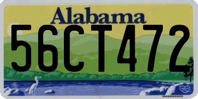 AL license plate 56CT472