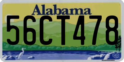 AL license plate 56CT478