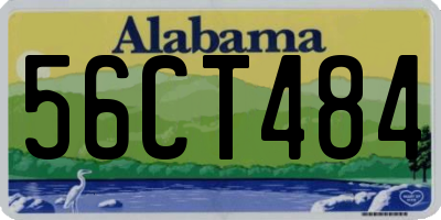 AL license plate 56CT484