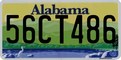 AL license plate 56CT486