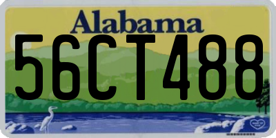 AL license plate 56CT488