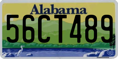 AL license plate 56CT489
