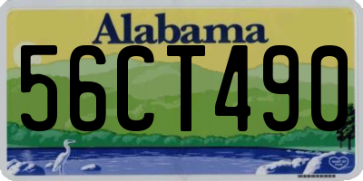 AL license plate 56CT490