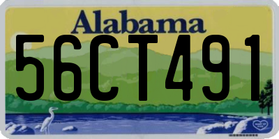 AL license plate 56CT491