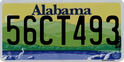AL license plate 56CT493