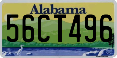 AL license plate 56CT496