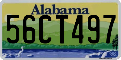 AL license plate 56CT497