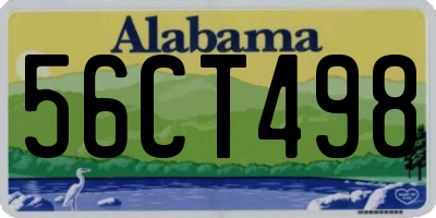 AL license plate 56CT498