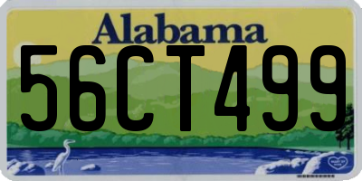AL license plate 56CT499