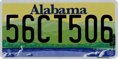 AL license plate 56CT506