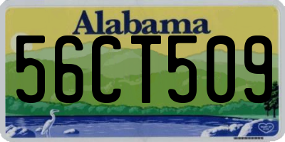 AL license plate 56CT509