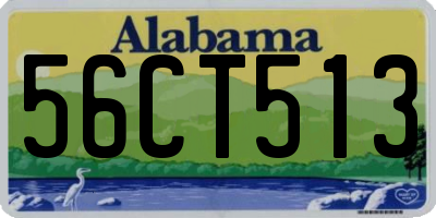 AL license plate 56CT513
