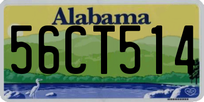 AL license plate 56CT514