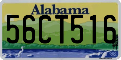 AL license plate 56CT516