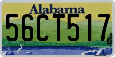 AL license plate 56CT517