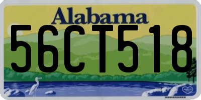 AL license plate 56CT518