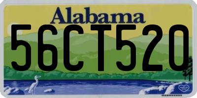 AL license plate 56CT520